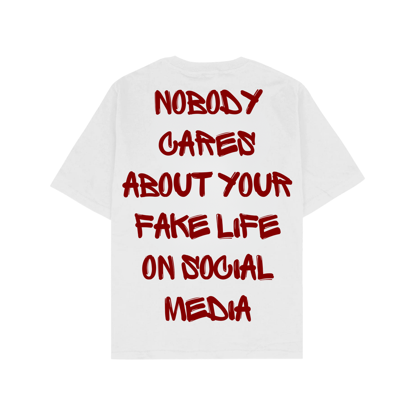 NOBODY CARES ABOUT FAKE LIFE ON SOCIAL MEDIA.