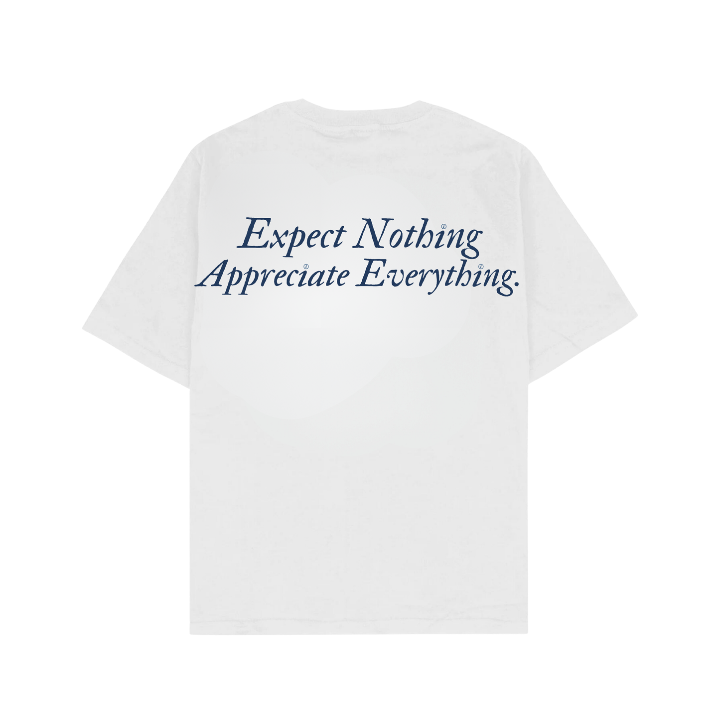 EXPECT NOTHING APPRECIATE EVERYTHING